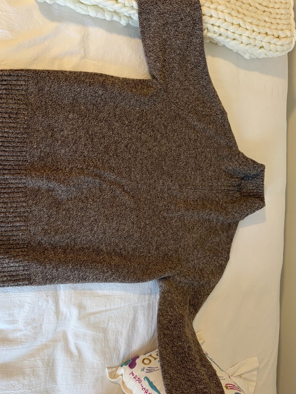 Men’s J. Crew Factory Brown Marled Turtleneck Sweater